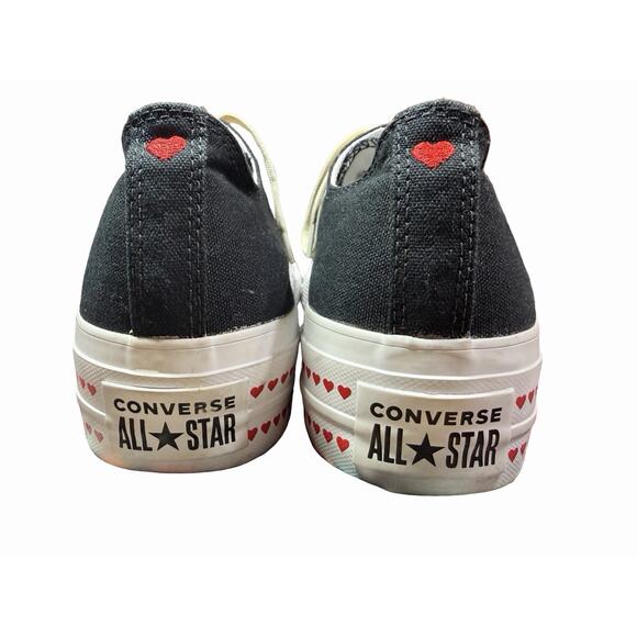 Converse Chuck Taylor All Star Love Yourself First Platform Women Sz 10 Hearts - Picture 5 of 13